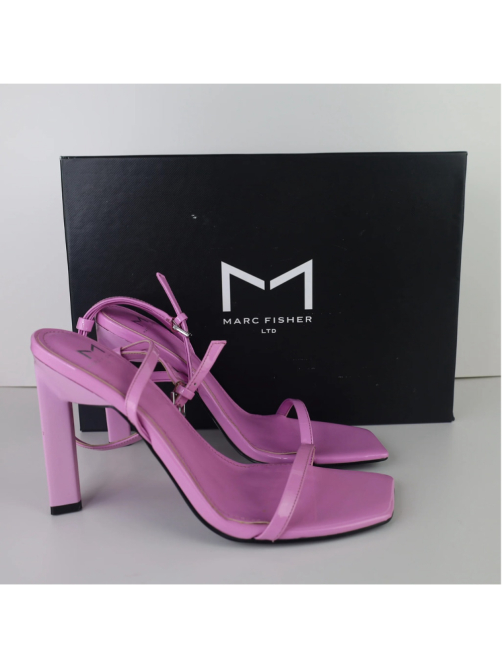 Marc Fisher Women's Arthur Ankle Strap High Heel Sandals Purple
